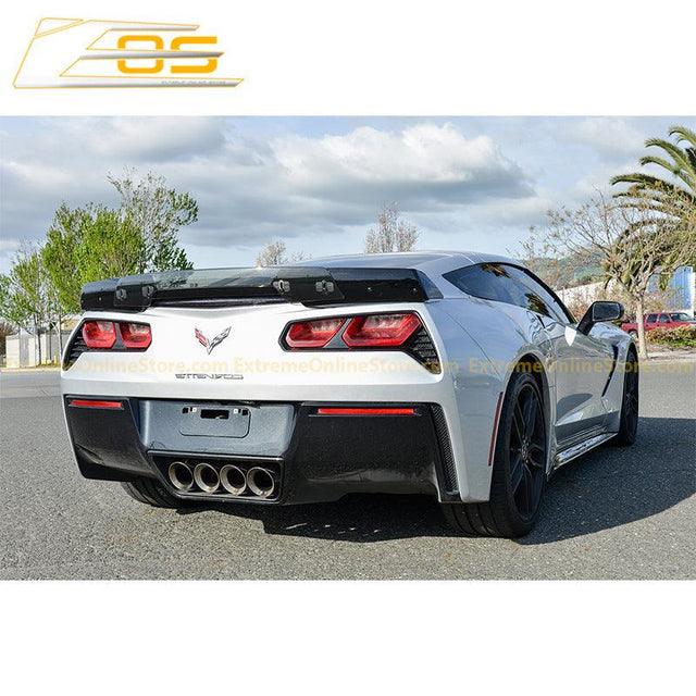 Corvette C7 Stage 3 Rear Spoiler W/ Wickerbill Extension