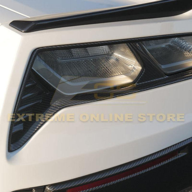 Corvette C7 Carbon Fiber Rear Tail Light Bezels