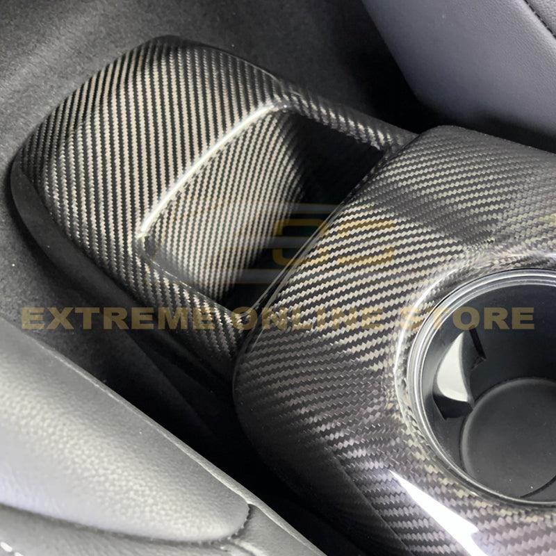 2020-Up Toyota Supra Carbon Fiber Center Console Panel Cover