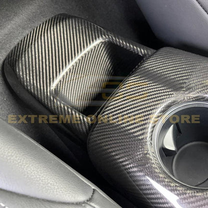 2020-Up Toyota Supra Carbon Fiber Center Console Panel Cover