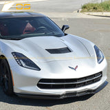 Corvette C7 Stage 2 Carbon Flash Front Splitter W/O Side Winglets