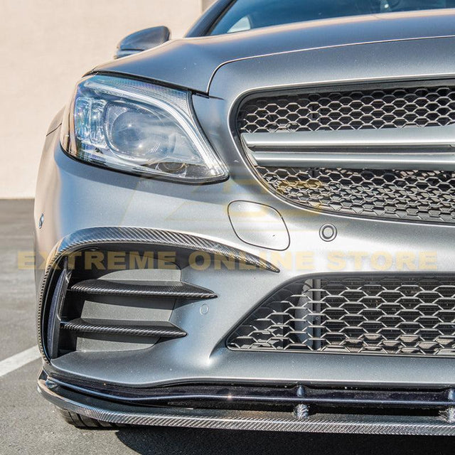2019-Up Mercedes-Benz C-Class Carbon Fiber Front Air Vent Cover