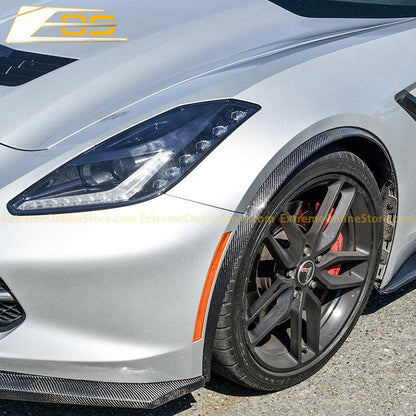 Chevrolet Corvette C7 Front Fender Flares Wheel Trim