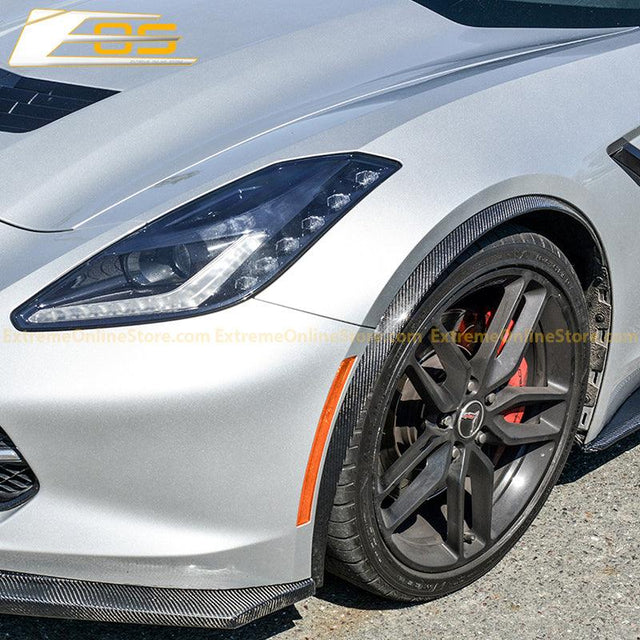 Chevrolet Corvette C7 Front Fender Flares Wheel Trim