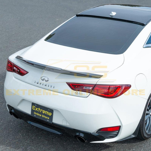 2017-Up Infiniti Q60 Carbon Fiber High Kick Rear Spoiler