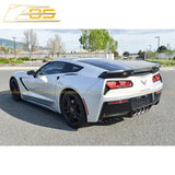 Corvette C7 Stage 3 Rear Spoiler W/ Wickerbill Extension