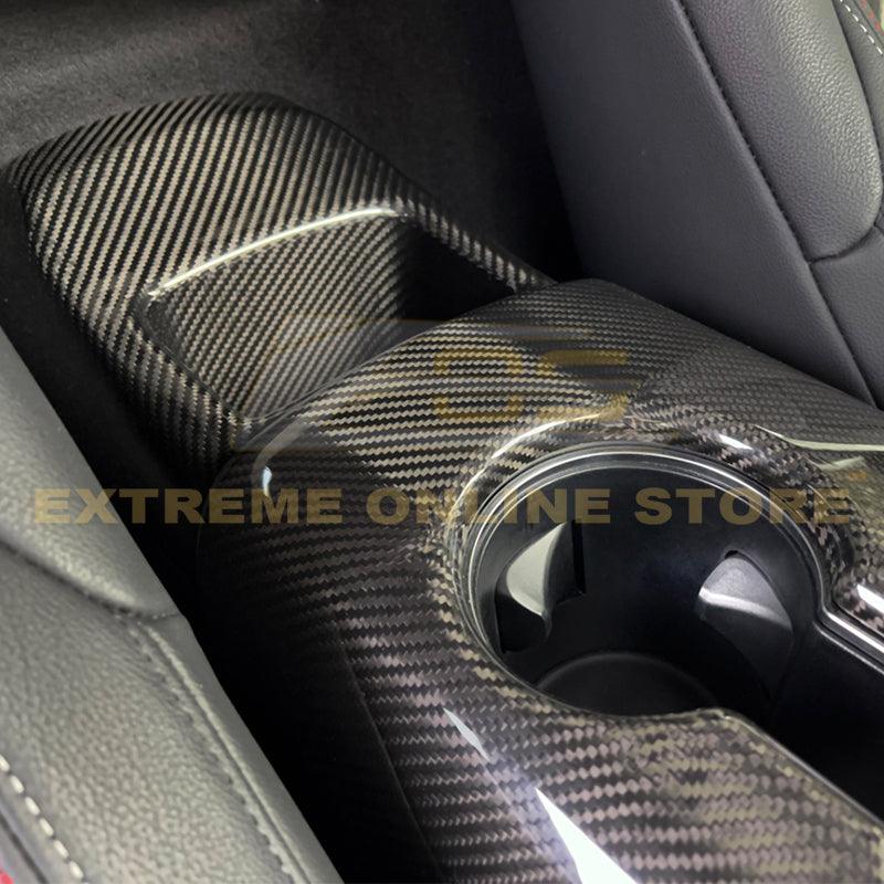 2020-Up Toyota Supra Carbon Fiber Center Console Panel Cover