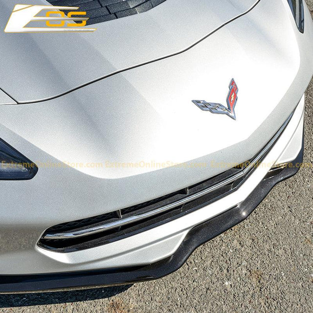 Corvette C7 Stage 2 Carbon Flash Front Splitter W/O Side Winglets