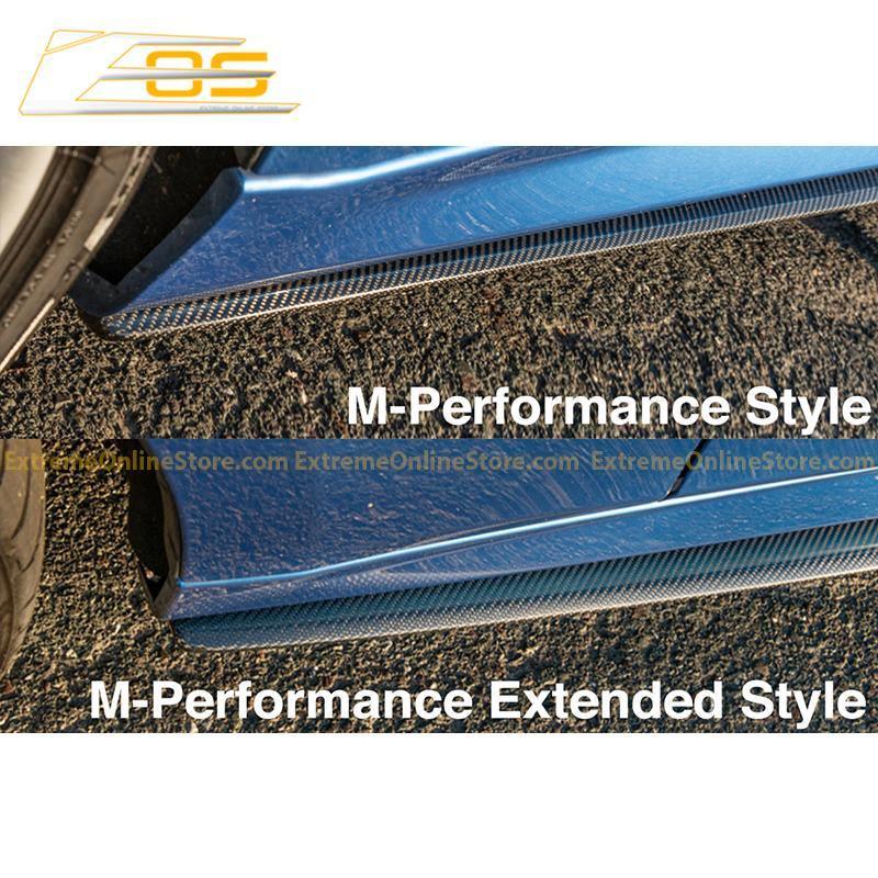 2012-18 BMW 3-Series F30 31 M-Sport Extended Carbon Fiber Side Skirts