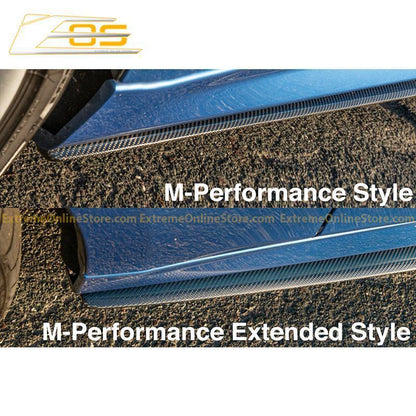 2012-18 BMW 3-Series F30 31 M-Sport Extended Carbon Fiber Side Skirts