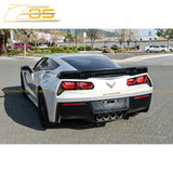 Corvette C7 Stage 3 Rear Spoiler W/ Wickerbill Extension