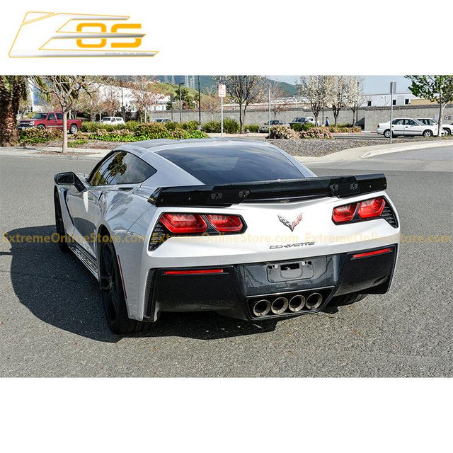 Corvette C7 Stage 3 Rear Spoiler W/ Wickerbill Extension
