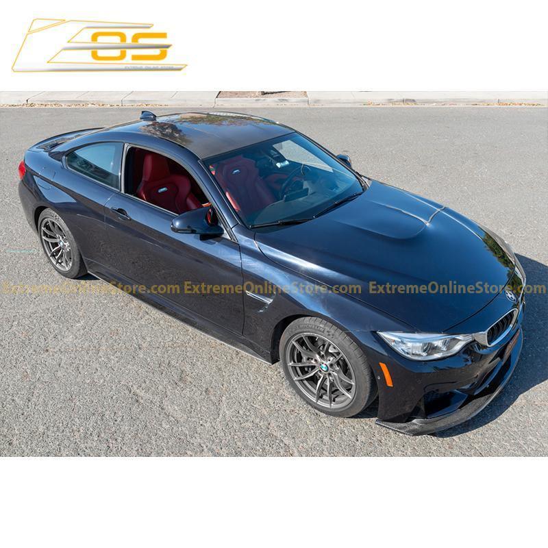 2015-20 BMW F82 M4 Extended Carbon Fiber Side Skirts Rocker Panels