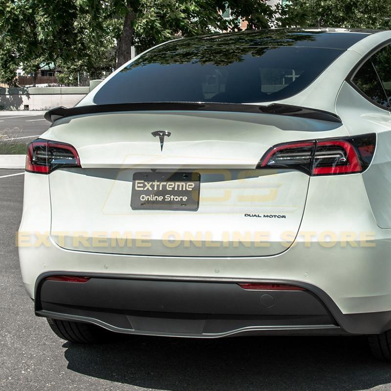 2020-Up Tesla Model Y Carbon Fiber Rear Trunk Spoiler
