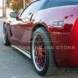 Corvette C6 Base Model Extended Front Splitter Lip & Side Skirts Rocker Panels - Revline Performance