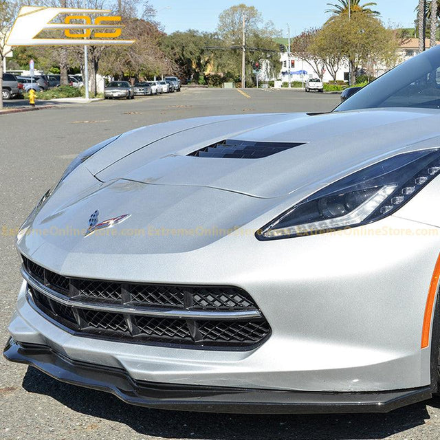 Corvette C7 Stage 2 Carbon Flash Front Splitter W/O Side Winglets