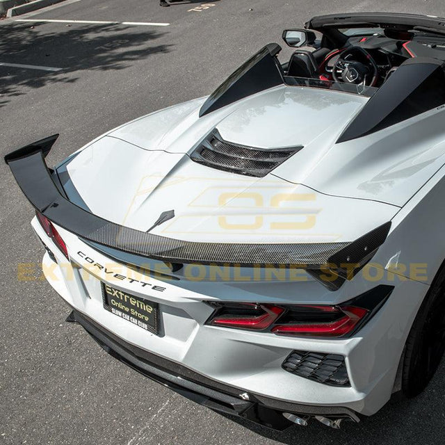 Corvette C8 Convertible Carbon Fiber Rear Hatch Vent