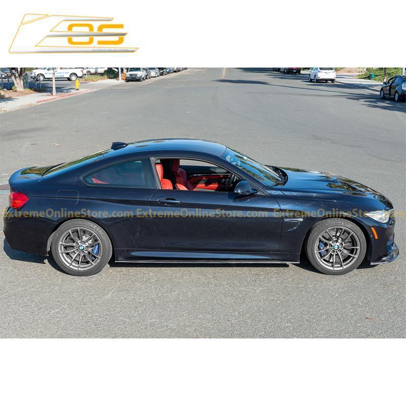 2015-20 BMW F82 M4 Extended Carbon Fiber Side Skirts Rocker Panels