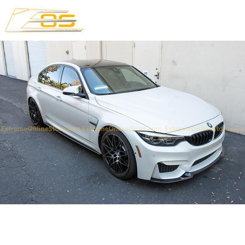 2014-20 BMW F80 M3 Extended Carbon Fiber Side Skirts Rocker Panels