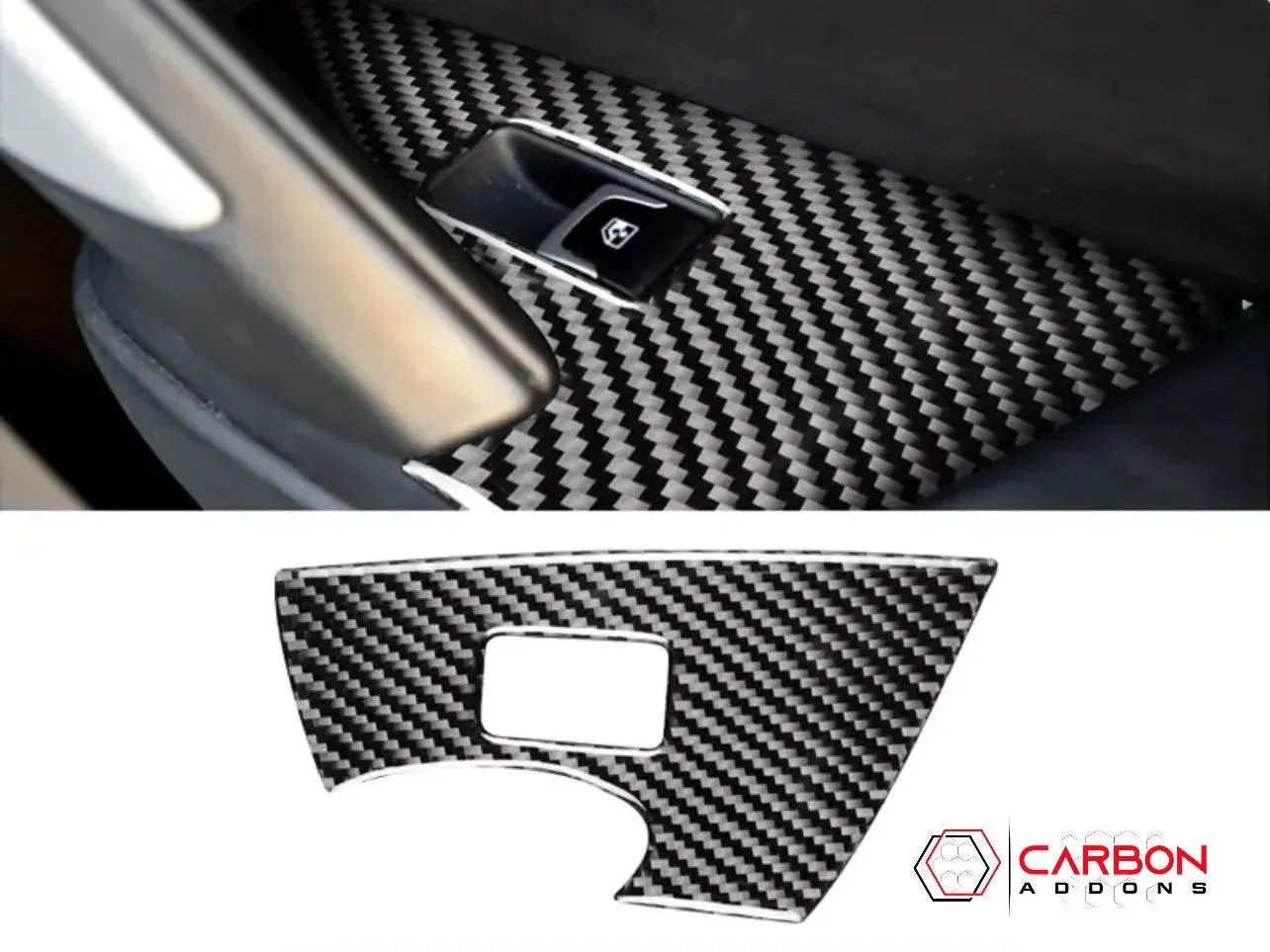 C7 Corvette 2014-2019 Door Panel Trim Carbon Fiber Overlay