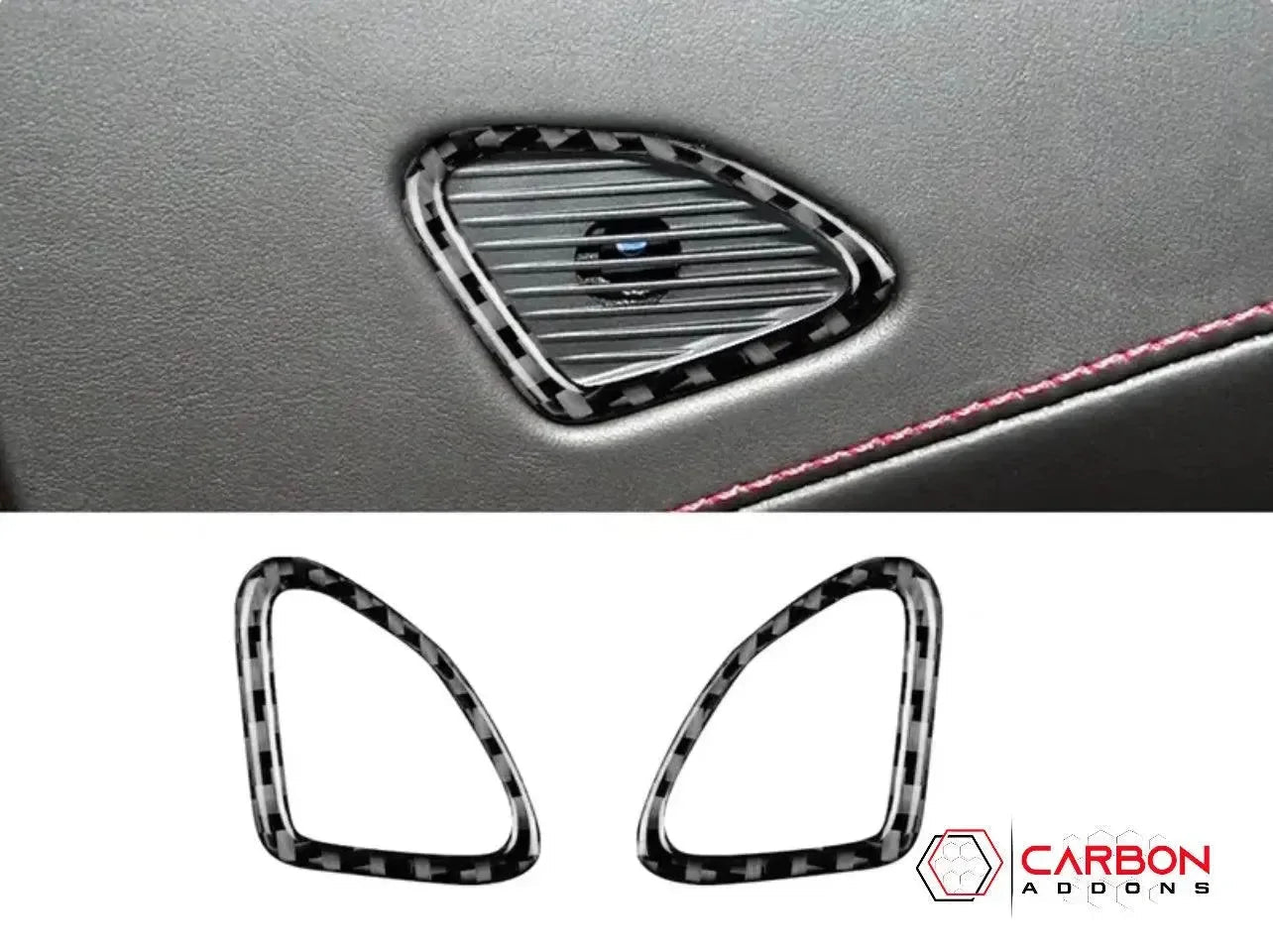 C7 Corvette 2014-2019 Door Panel Trim Carbon Fiber Overlay