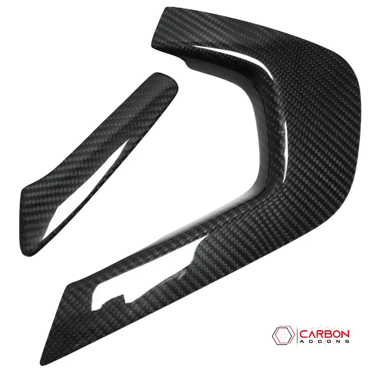 C7 Corvette 2014-2019 Carbon Fiber Center Console Handle Trim Covers