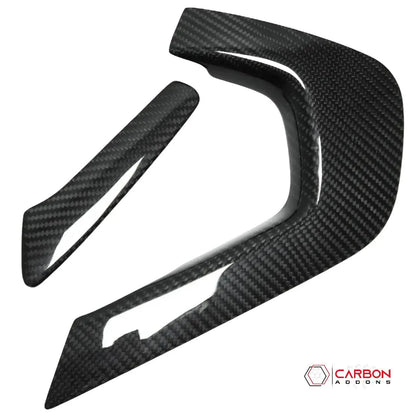 C7 Corvette 2014-2019 Carbon Fiber Center Console Handle Trim Covers