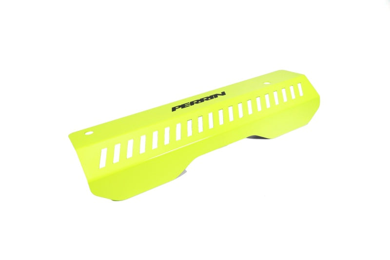 Perrin [22-25 WRX] Pulley Cover | Short Version - Works w/AOS System - Neon Yellow | PSP-ENG-154NY