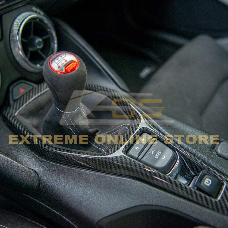 6th Gen Camaro Carbon Fiber Center Console Gear Shift Panel Cover