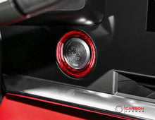 C8 2020+ Chevy Corvette Start Stop Button Carbon Fiber Surround Trim Cover