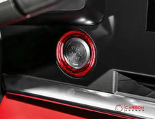 C8 Corvette Real Carbon Fiber Start/Stop Button Surround Trim Cover | Interior Upgrade (2020–2026)