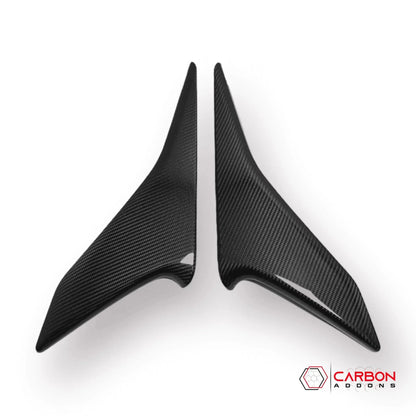 C8 Corvette Real Carbon Fiber Lower Door Panel Trim Covers | Interior Upgrade (2020–2026)