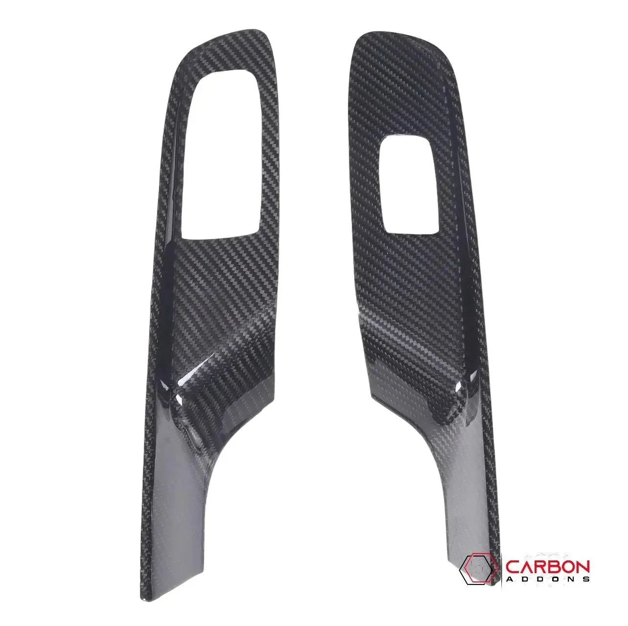 C8 Corvette Real Carbon Fiber Window Switch Trim Covers | Interior Upgrade (2020–2027)