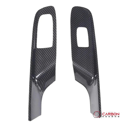 C8 Corvette Real Carbon Fiber Window Switch Trim Covers | Interior Upgrade (2020–2027)