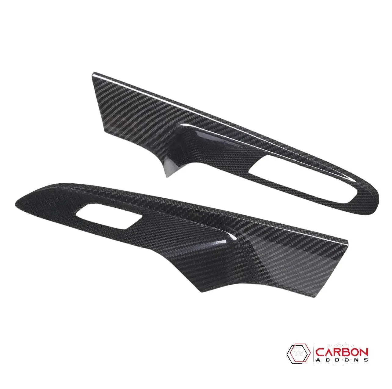 C8 Corvette Real Carbon Fiber Window Switch Trim Covers | Interior Upgrade (2020–2027)