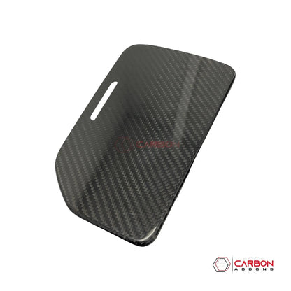 C8 Corvette Real Carbon Fiber Center Console Cup Holder Lid Cover | Interior Upgrade (2020–2025)