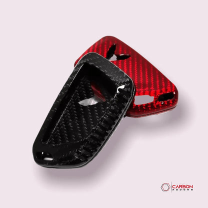 C8 CORVETTE CARBON FIBER KEY COVER - BLACK, RED, OR BLUE