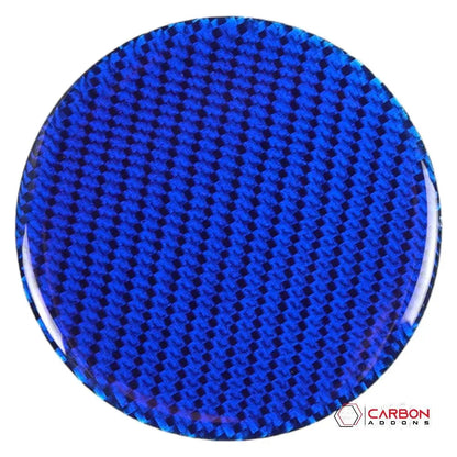 C8 CORVETTE CARBON FIBER KEY COVER - BLACK, RED, OR BLUE