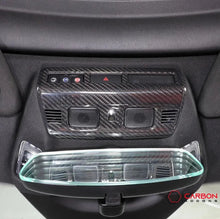C8 Corvette Carbon Fiber Overhead Dome light trim Cover