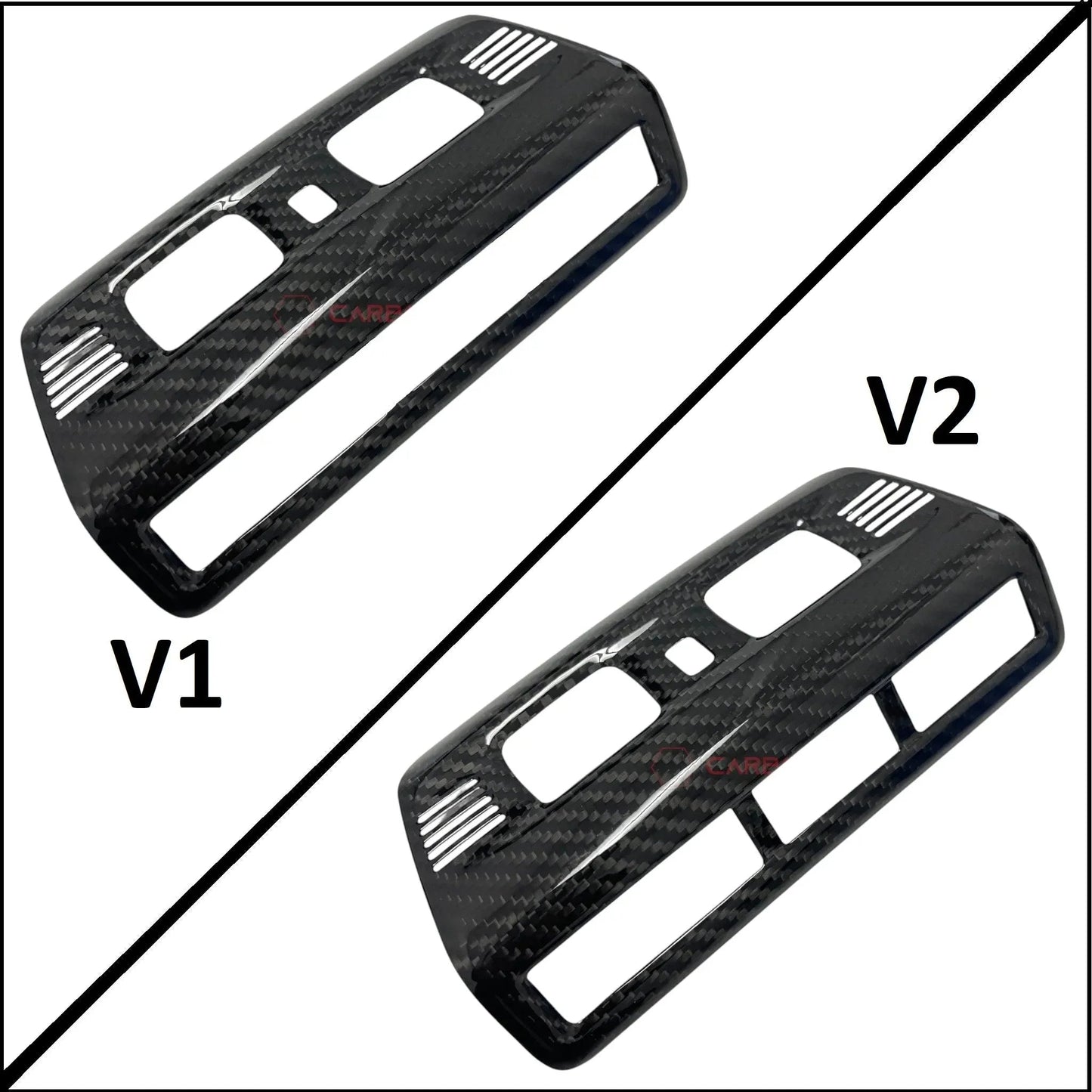 C8 Corvette Real Carbon Fiber Overhead Dome Light Trim Cover | InteriorUpgrade (2020–2026)