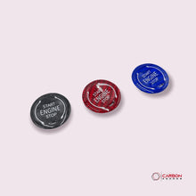C8 Corvette Real Carbon Fiber Engine Start/Stop Button Cover | Black, Red & Blue (2020–2026)
