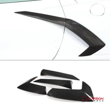 C8 Corvette Exterior Side Scoop Boomerang Trim Carbon Fiber Cover Set
