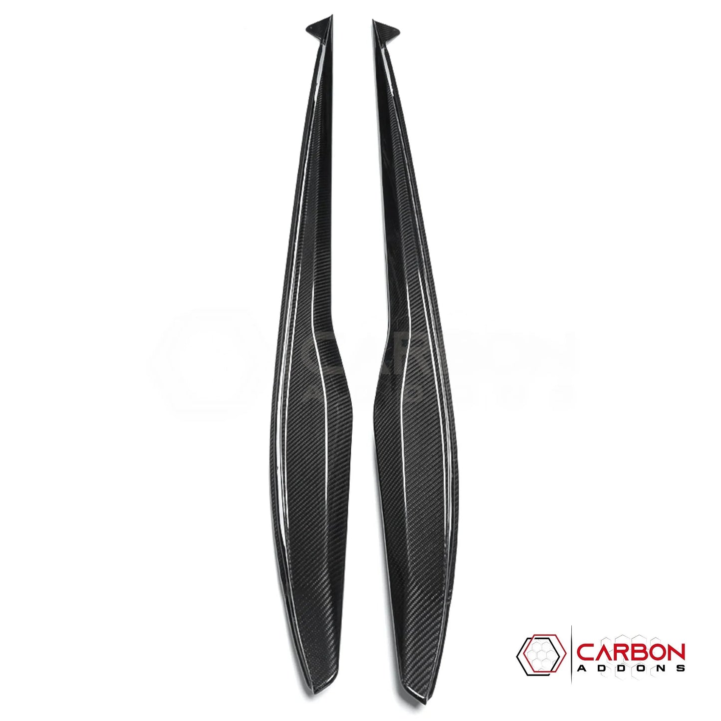 C8 Corvette Z06 & E-Ray Carbon Fiber Side Skirts | 2023–2024 Real Dry Carbon OEM Fit