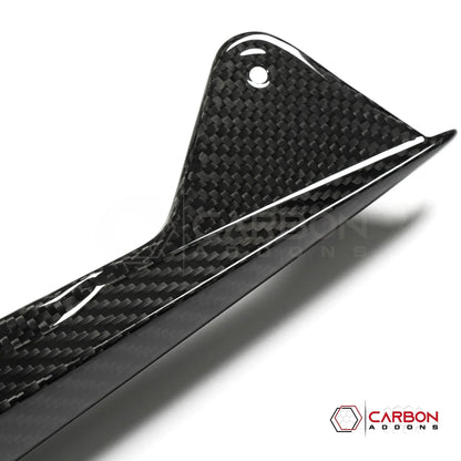 C8 Corvette Z06 & E-Ray DRY Carbon Fiber Side Skirts | 2023–2027 Real Dry Carbon OEM Fit