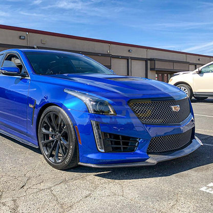 2016-19 Cadillac CTS-V Carbon Fiber Front Splitter & Side Wheel