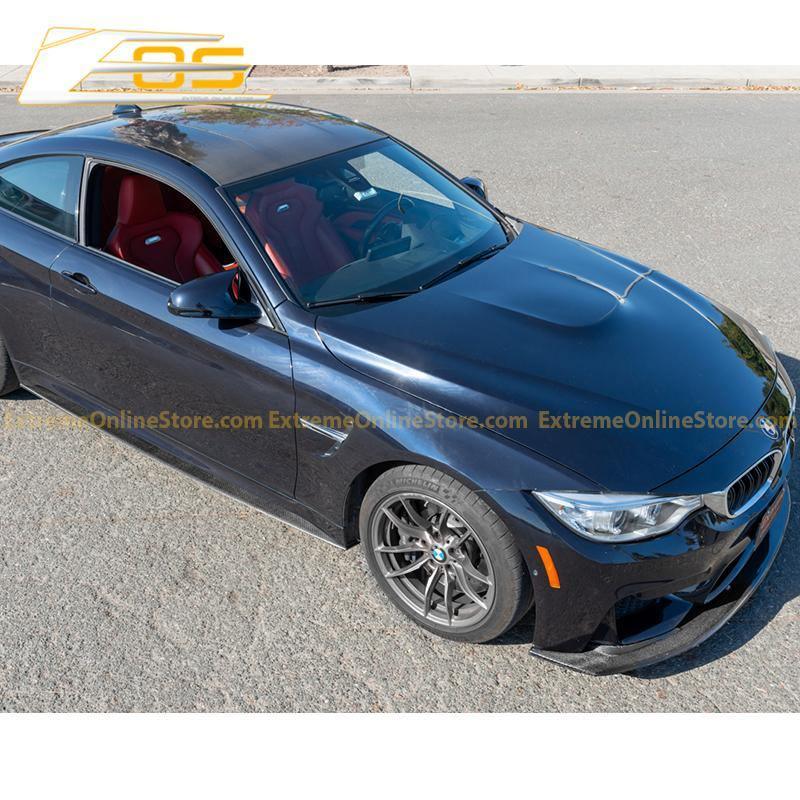 2015-20 BMW F82 M4 Extended Carbon Fiber Side Skirts Rocker Panels
