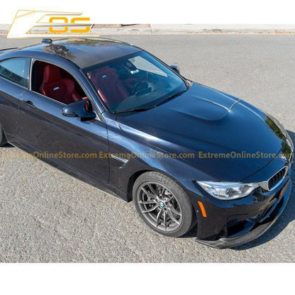 2015-20 BMW F82 M4 Extended Carbon Fiber Side Skirts Rocker Panels