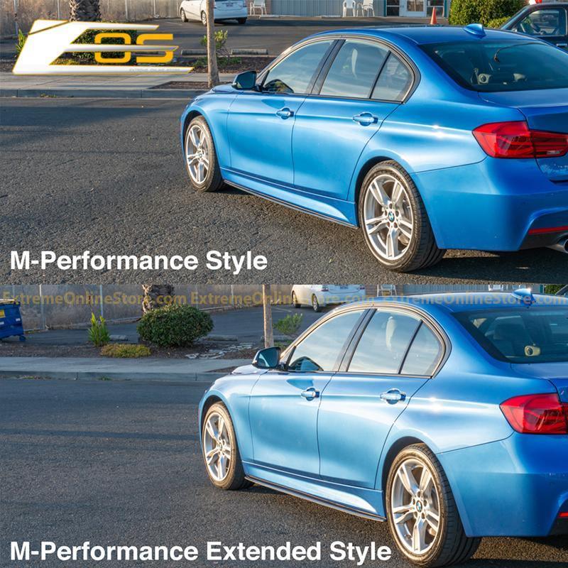 2012-18 BMW 3-Series F30 31 M-Sport Extended Carbon Fiber Side Skirts