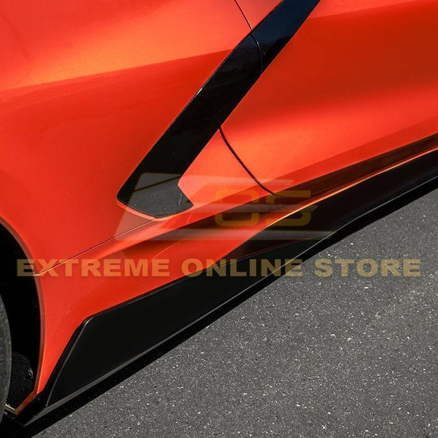 Corvette C8 5VM Front Splitter (2-Piece Version) & Side Skirts