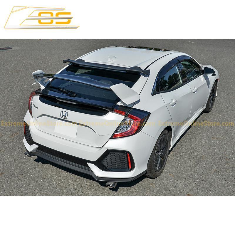 2016-21 Honda Civic Hatchback Spoon Style Rear Roof Spoiler Kit